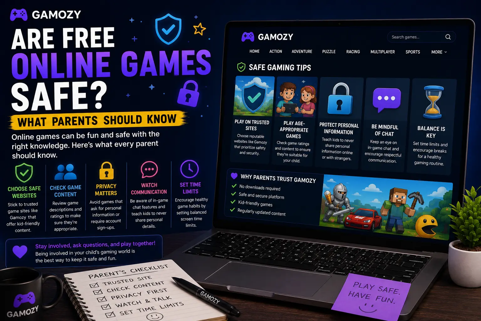 Are Free Online Games Safe? What Parents Should Know