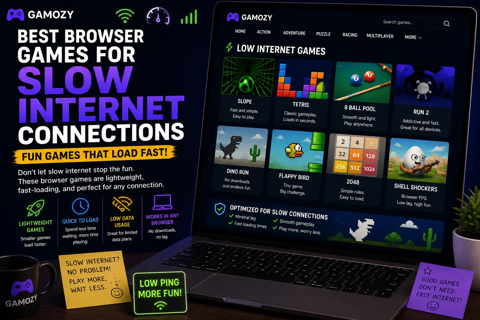 Best Browser Games for Slow Internet Connections