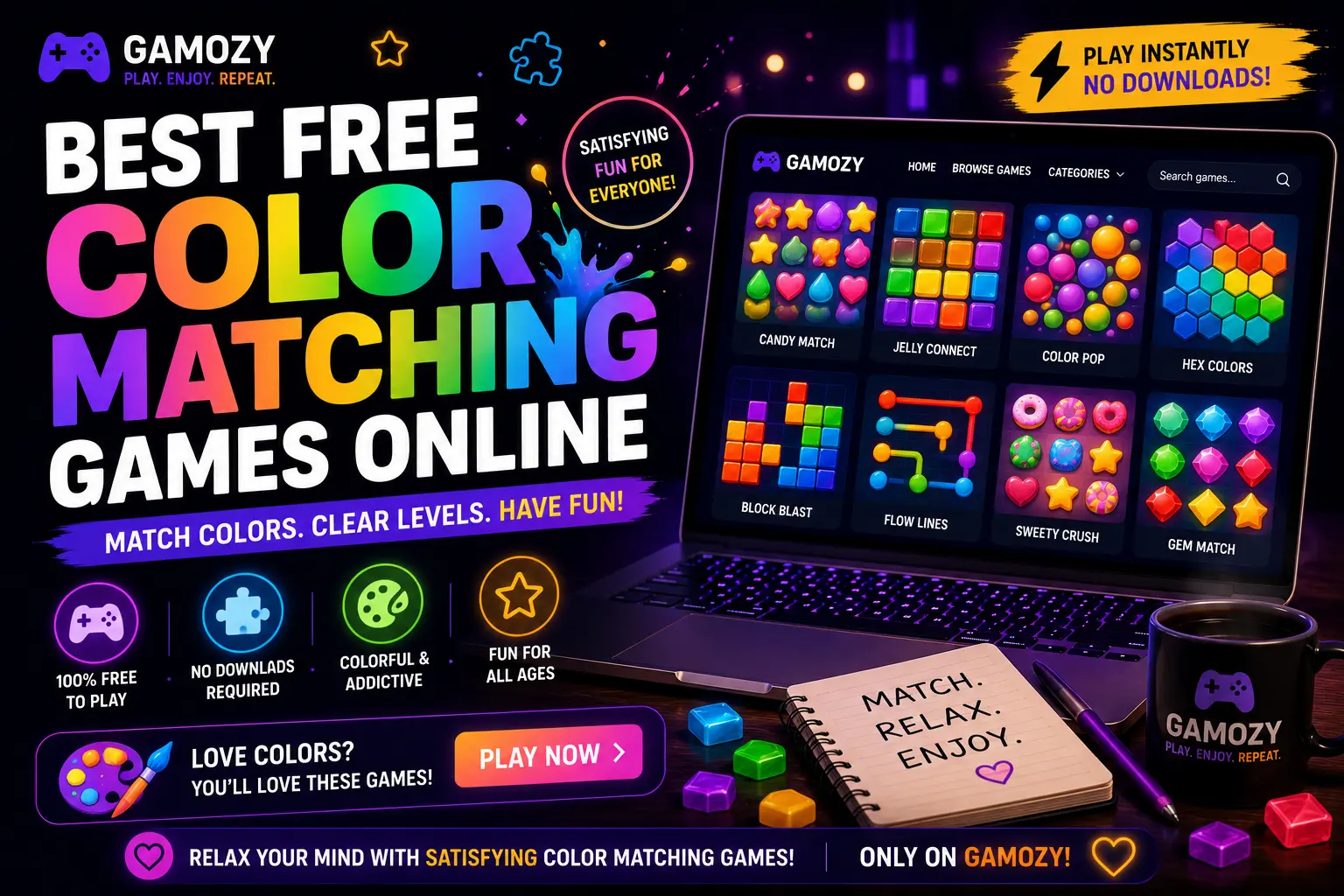 Best Free Color Matching Games Online
