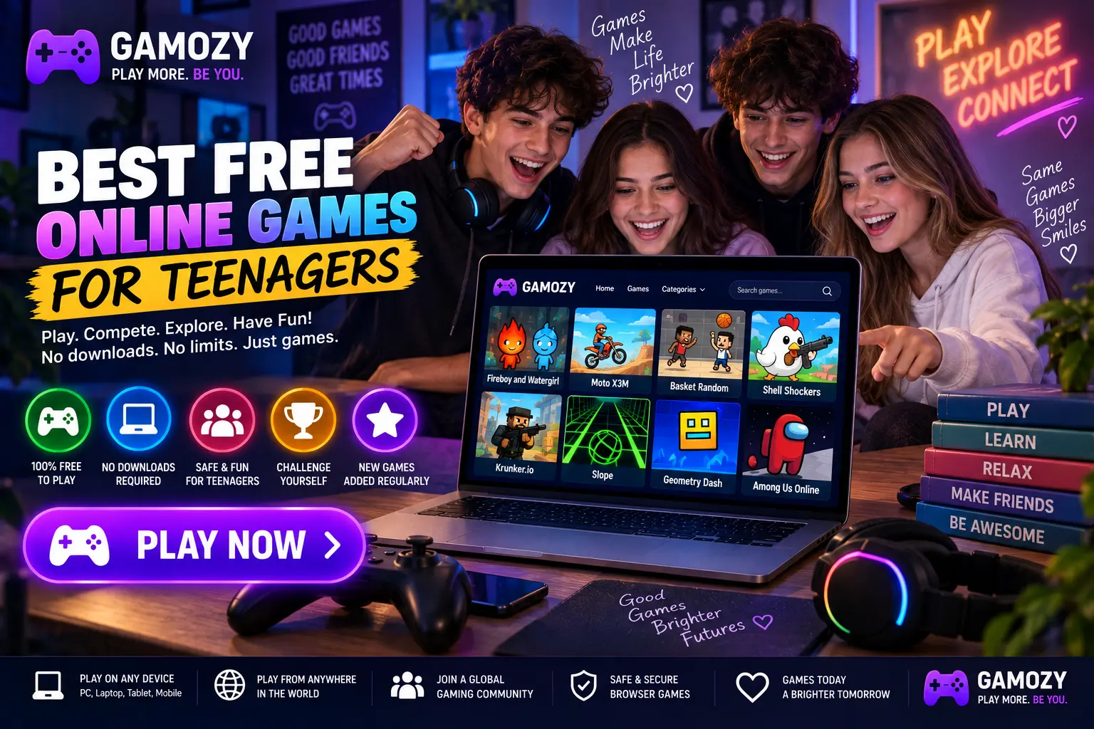 Best Free Online Games for Teenagers