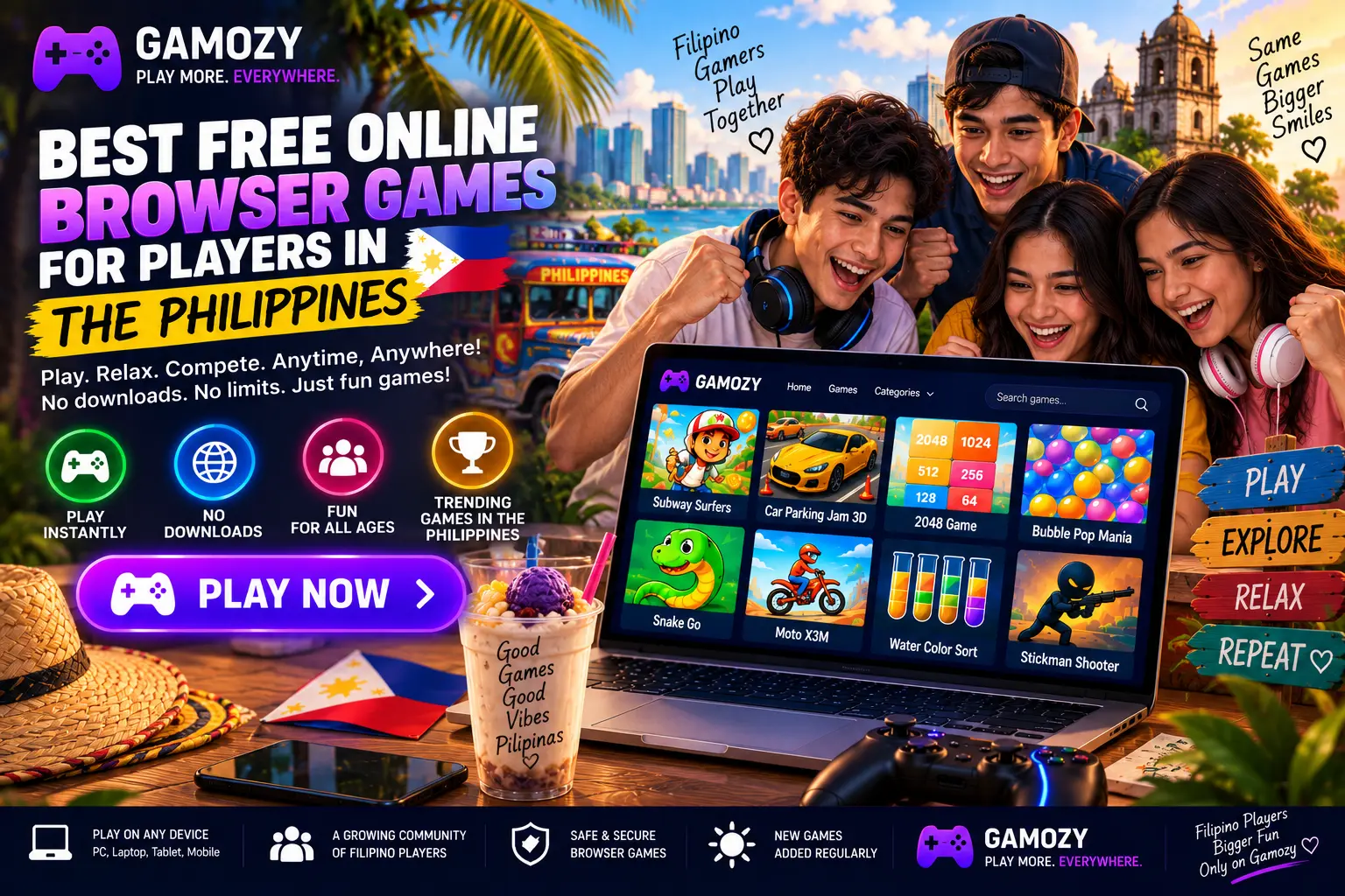 Best Free Online Browser Games for Players in the Philippines