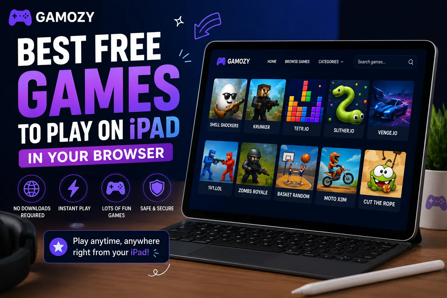 Best Free Games to Play on iPad in Your Browser