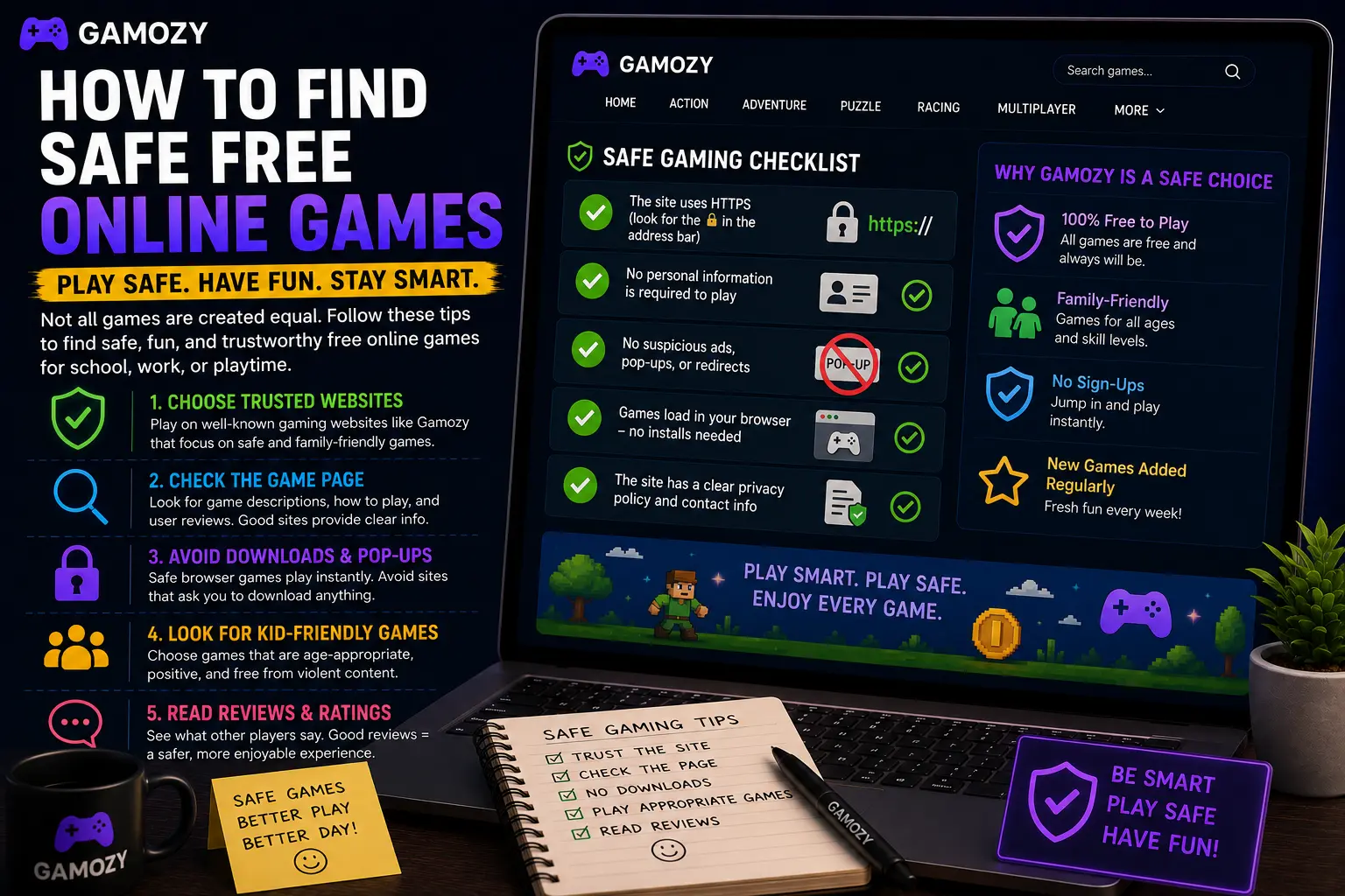 How to Find Safe Free Online Games