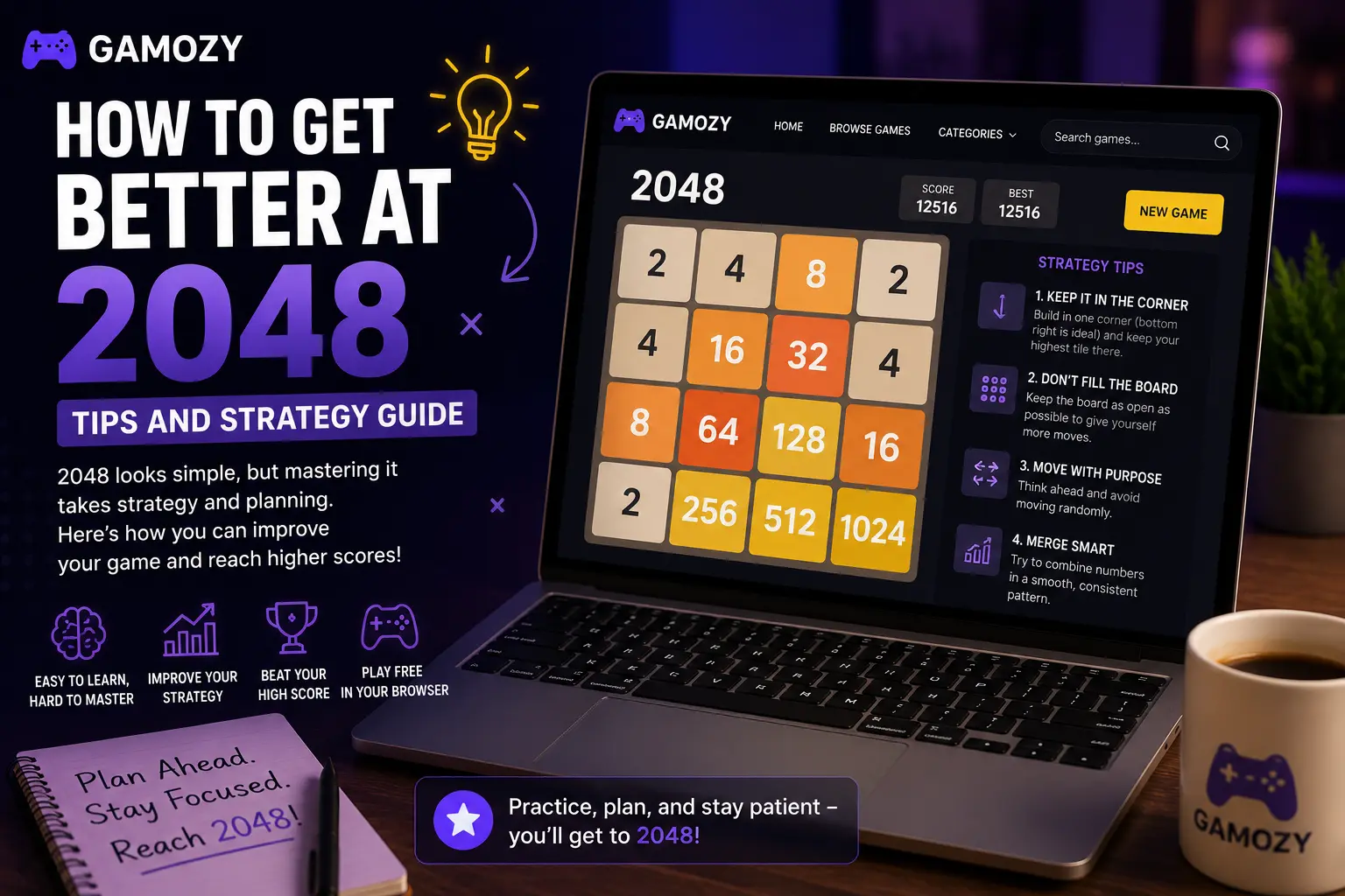 How to Get Better at 2048 — Tips and Strategy Guide