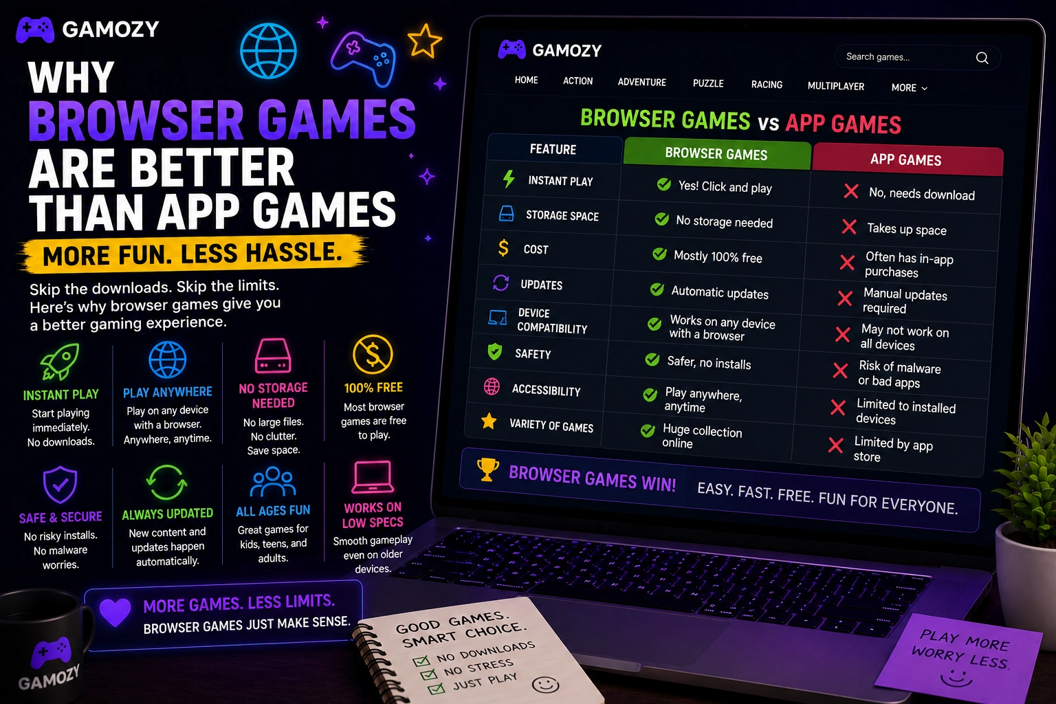 Why Browser Games Are Better Than App Games